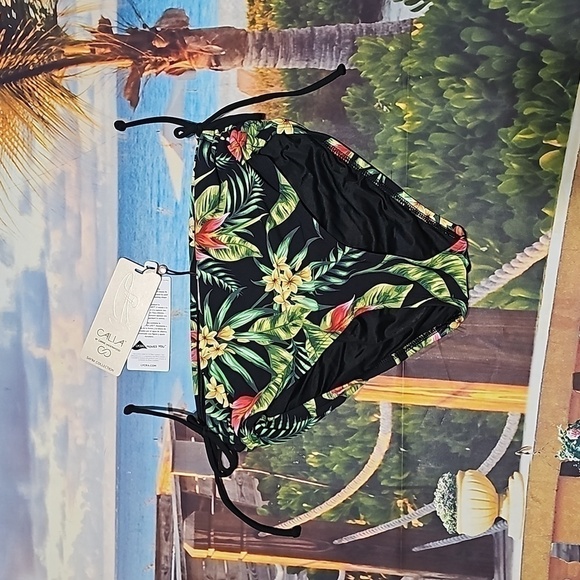 Calia‎ Tropical Bikini Swim Bottoms XS NWT - Picture 1 of 4